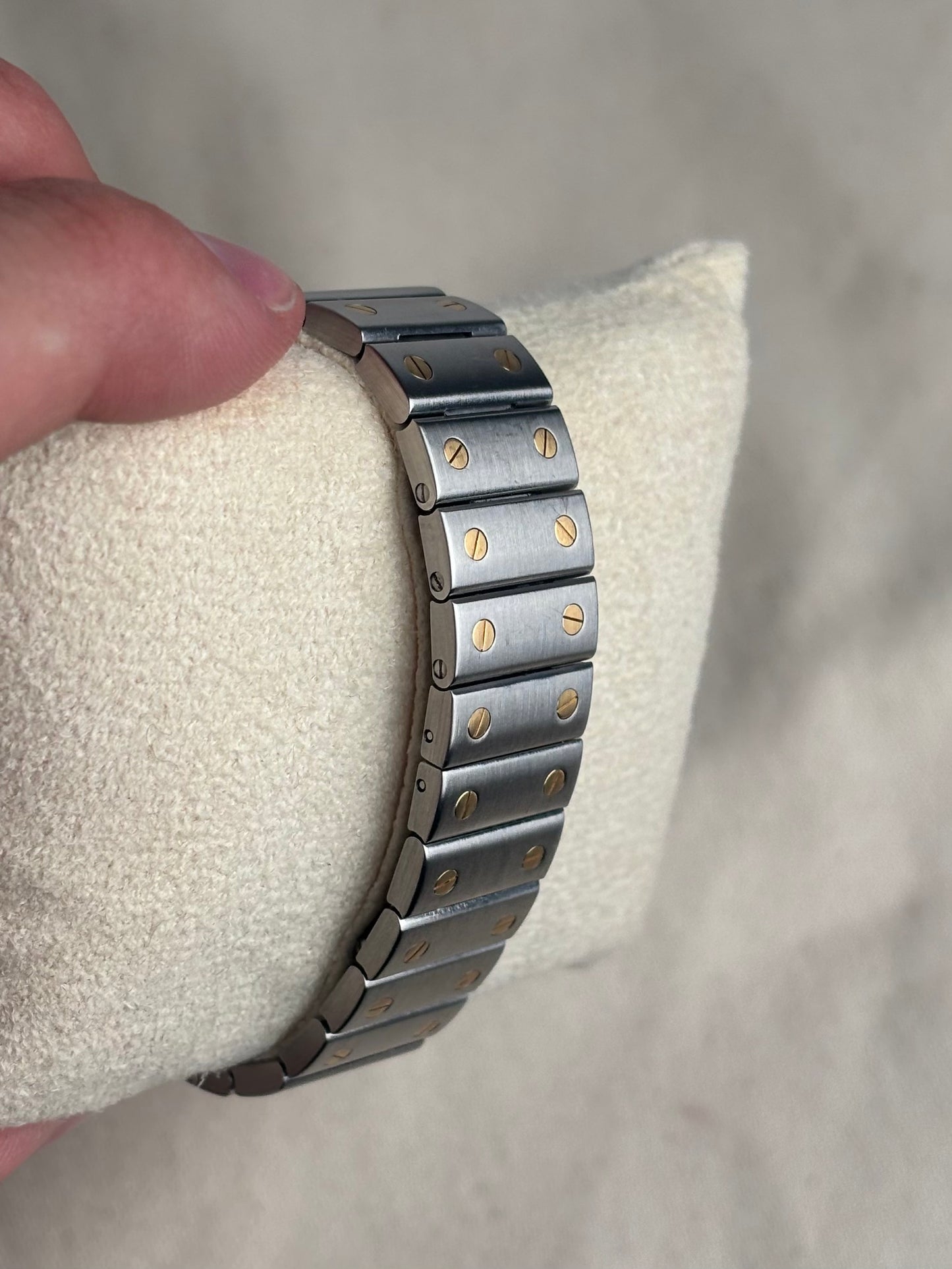 Cartier Santos Galbée Réf. 1566 Bi-Ton Automatique 2017 – Full Set Carte & Boîte
