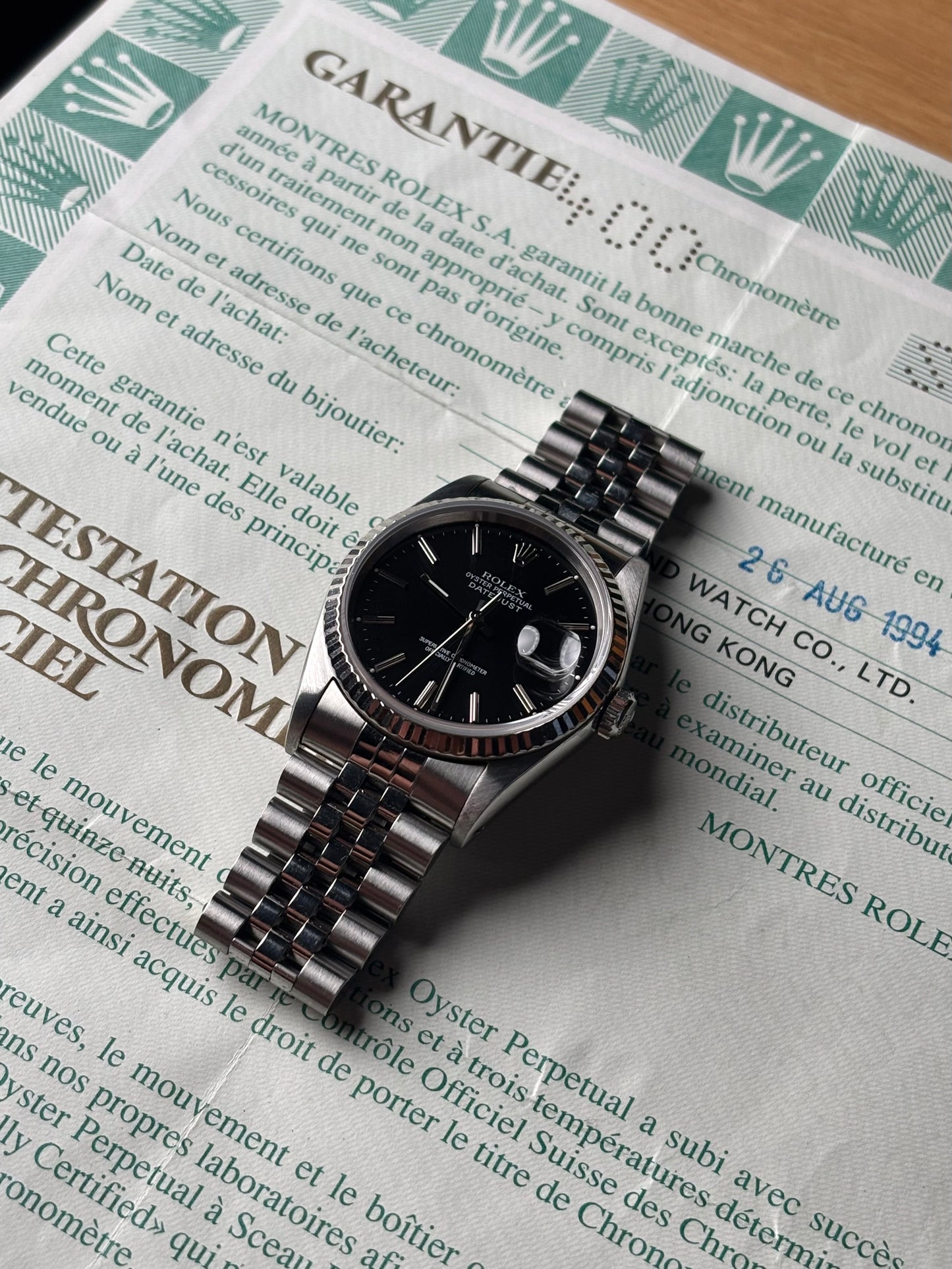 Rolex Date Just 16234