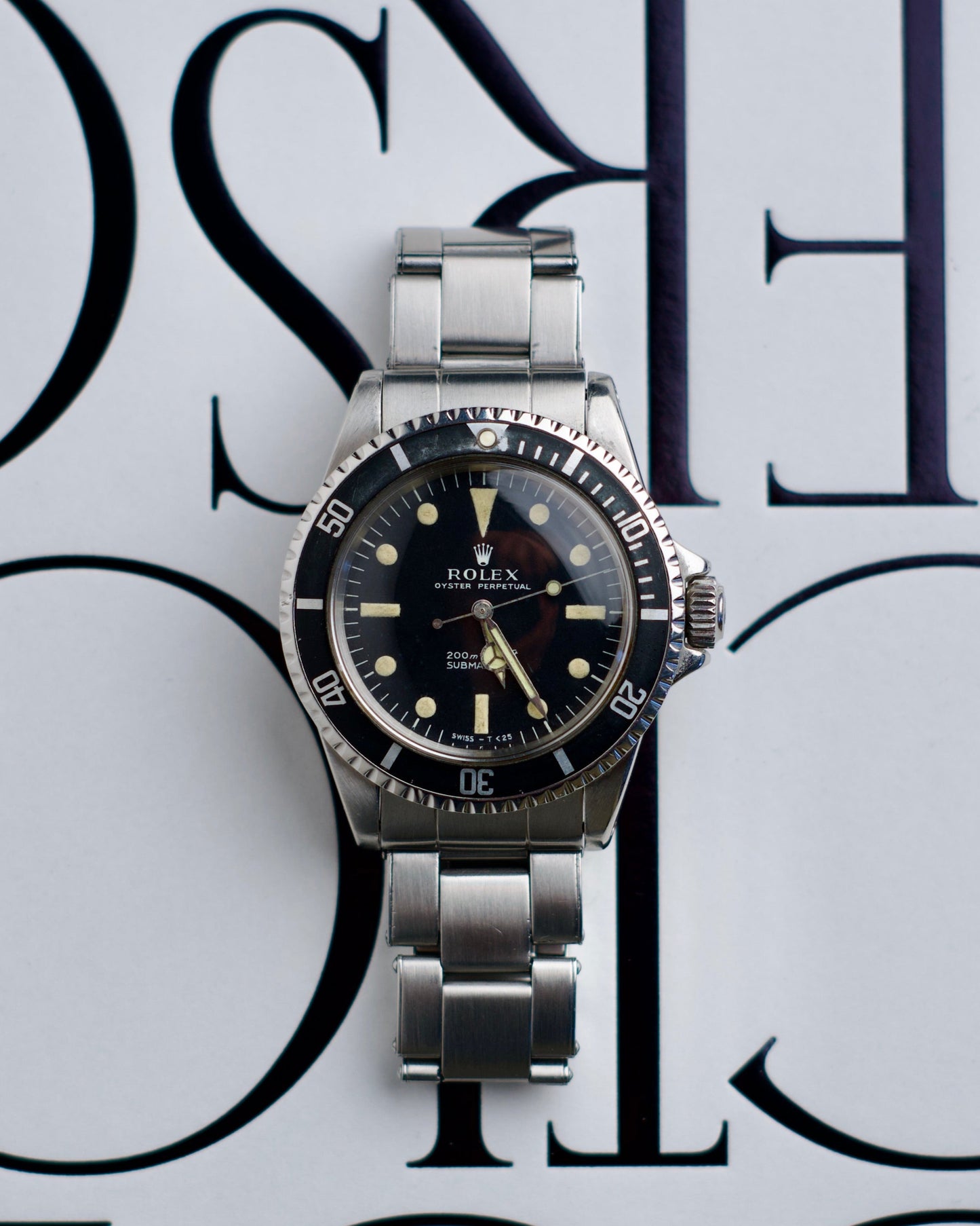 Rolex Submariner 5513 Meters First 1969 – Full Originale, Jamais Polie, État Exceptionnel