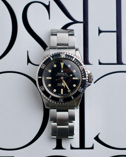Rolex Submariner 5513 Meters First 1969 – Full Originale, Jamais Polie, État Exceptionnel