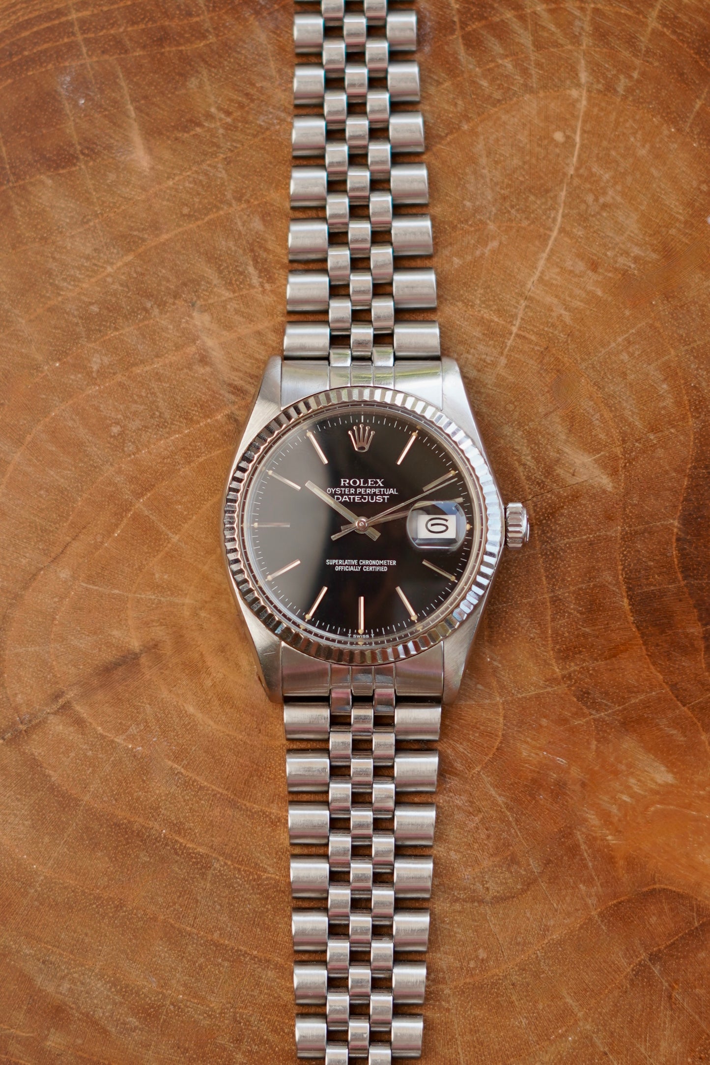 Rolex Datejust réf. 16014 Black Dial