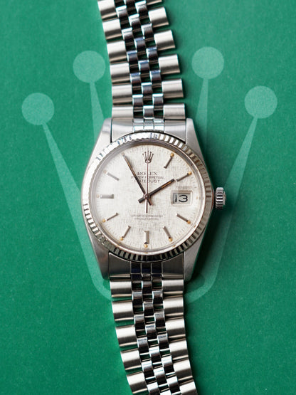 Rolex Datejust 16014  1982, Cadran Linen