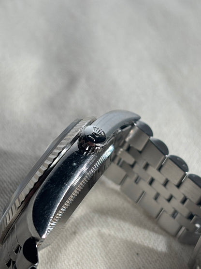 Rolex Datejust 16234 36mm Cadran Noir Chemin de Fer