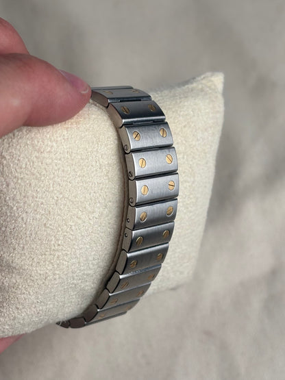 Cartier Santos Galbée Réf. 1566 Bi-Ton Automatique 2017 – Full Set Carte & Boîte