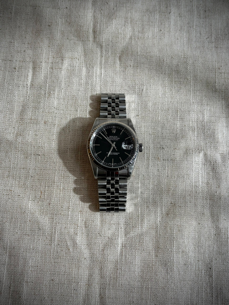 Rolex Datejust réf. 16234, cadran chemin de fer